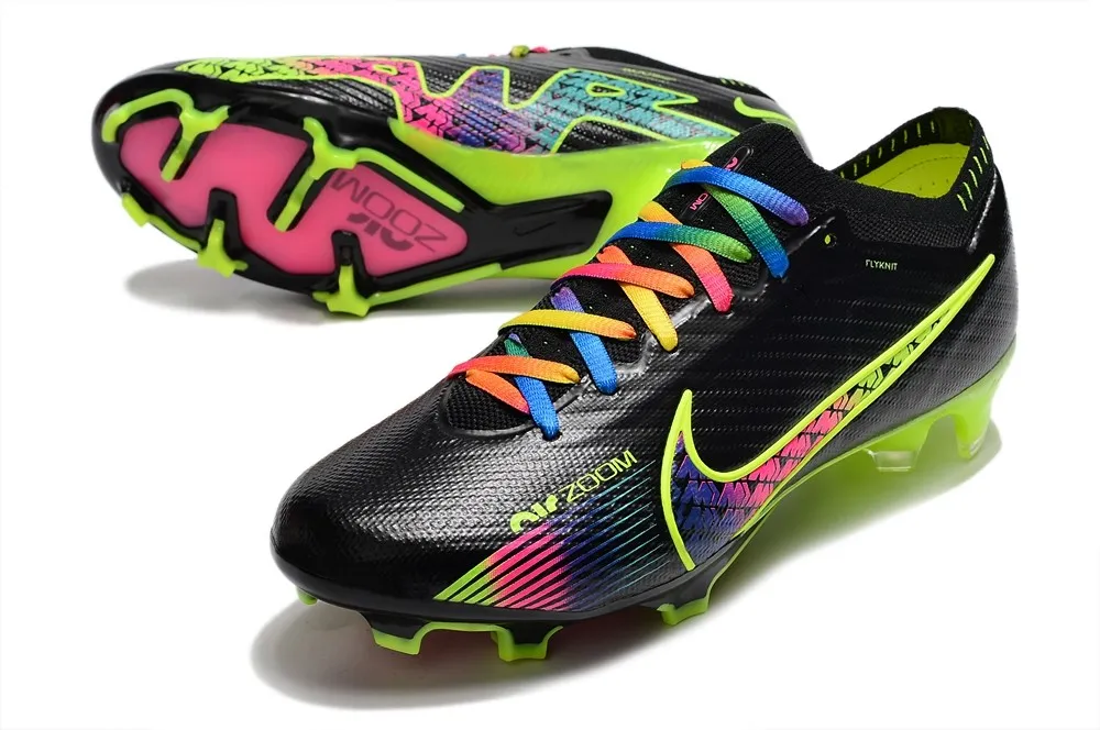 Nike Air Zoom Mercurial Vapor 15 Elite FG - Black/Yellow/Multi-Colour