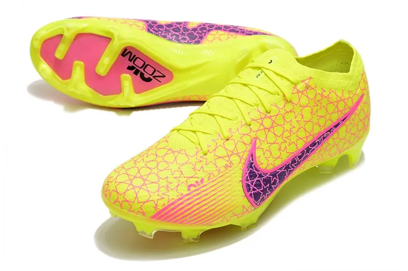 Nike Air Zoom Mercurial Vapor 15 Elite FG - Yellow/Red/Pink