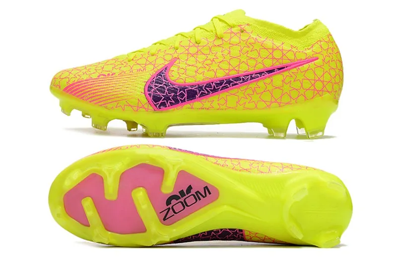 Nike Air Zoom Mercurial Vapor 15 Elite FG - Yellow/Red/Pink