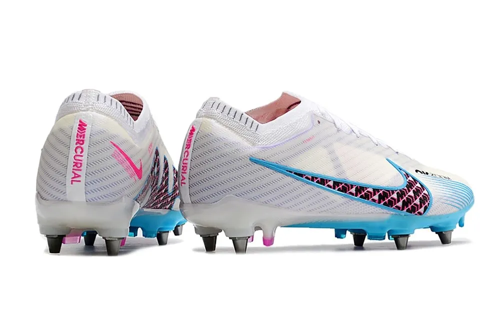 Nike Air Zoom Mercurial Vapor 15 Elite SG-Pro Blast Pack - White/Baltic Blue/Pink Blast