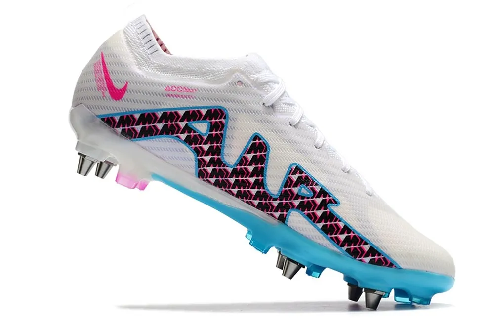 Nike Air Zoom Mercurial Vapor 15 Elite SG-Pro Blast Pack - White/Baltic Blue/Pink Blast