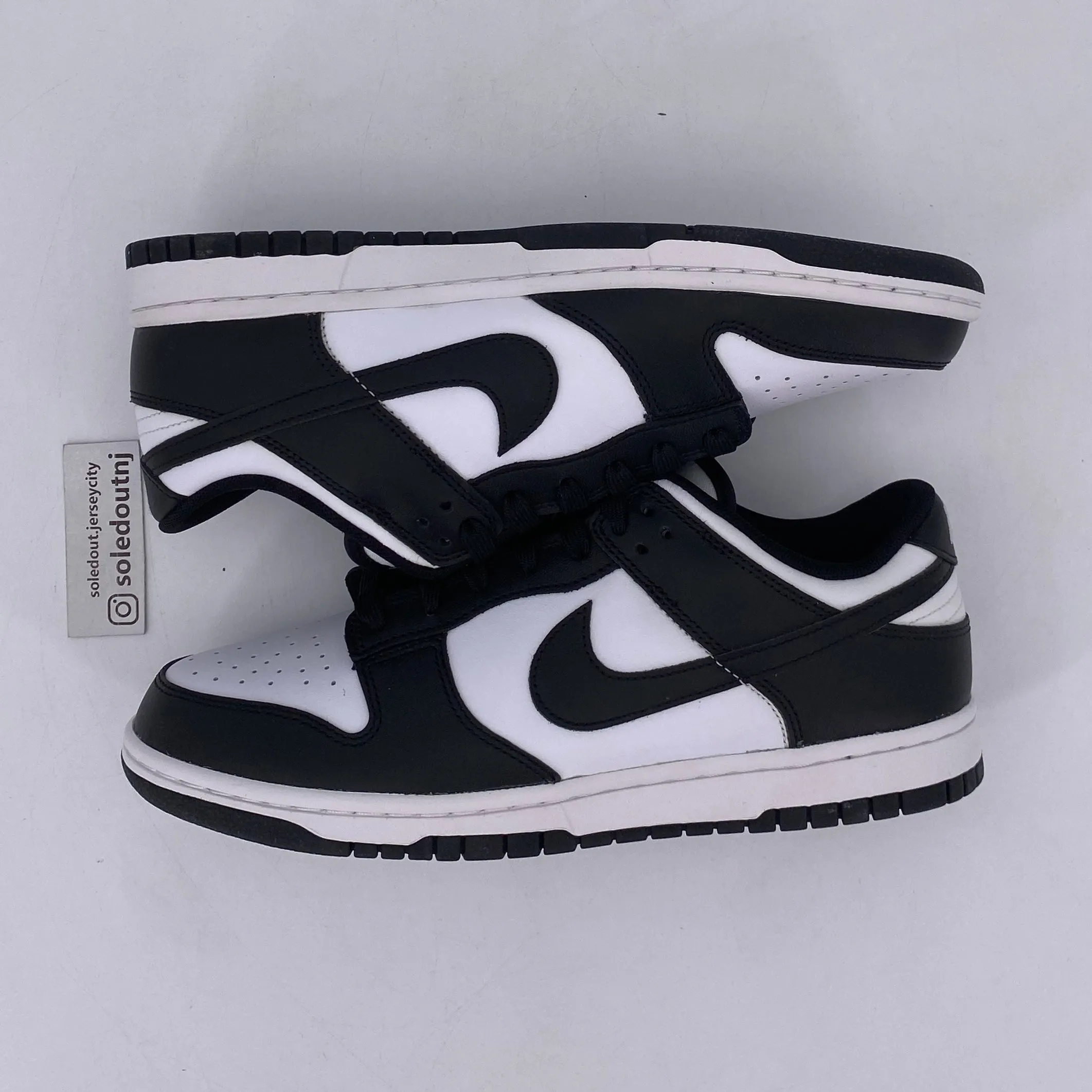 Nike Dunk Low Black White 2021 New Size 8.5