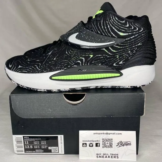 Nike kd 14 ‘black lime glow’ (size 11)
