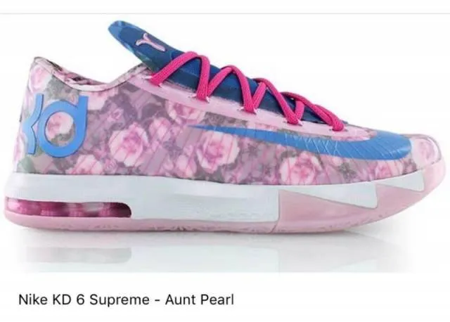 Nike kd 6 supreme - aunt pearl
