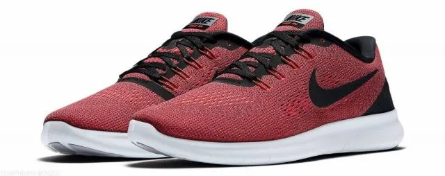 Nike men's free rn running hyper orange/fog 831508-803 sz 8 - 11