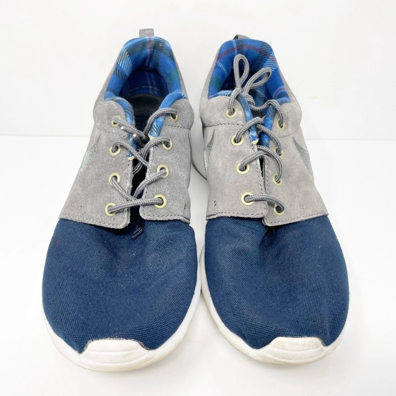 Nike Mens Roshe One Premium 525234-402 Blue Running Shoes Sneakers Size 8