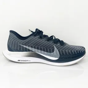 Nike Mens Zoom Pegasus Turbo 2 AT2863-001 Black Running Shoes Sneakers Size 10.5