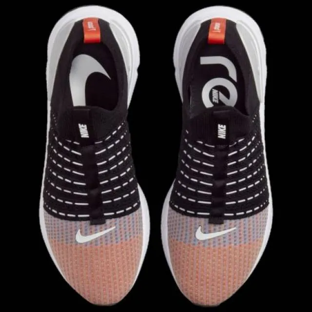 Nike React Phantom Run Flyknit 2 Black/White/Orange Mens...
