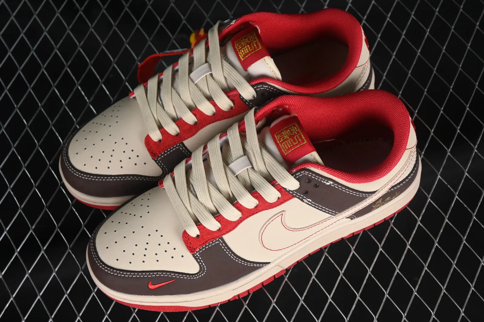 Nike SB Dunk Low CNY Beige Red Brown Gold JH8035-927