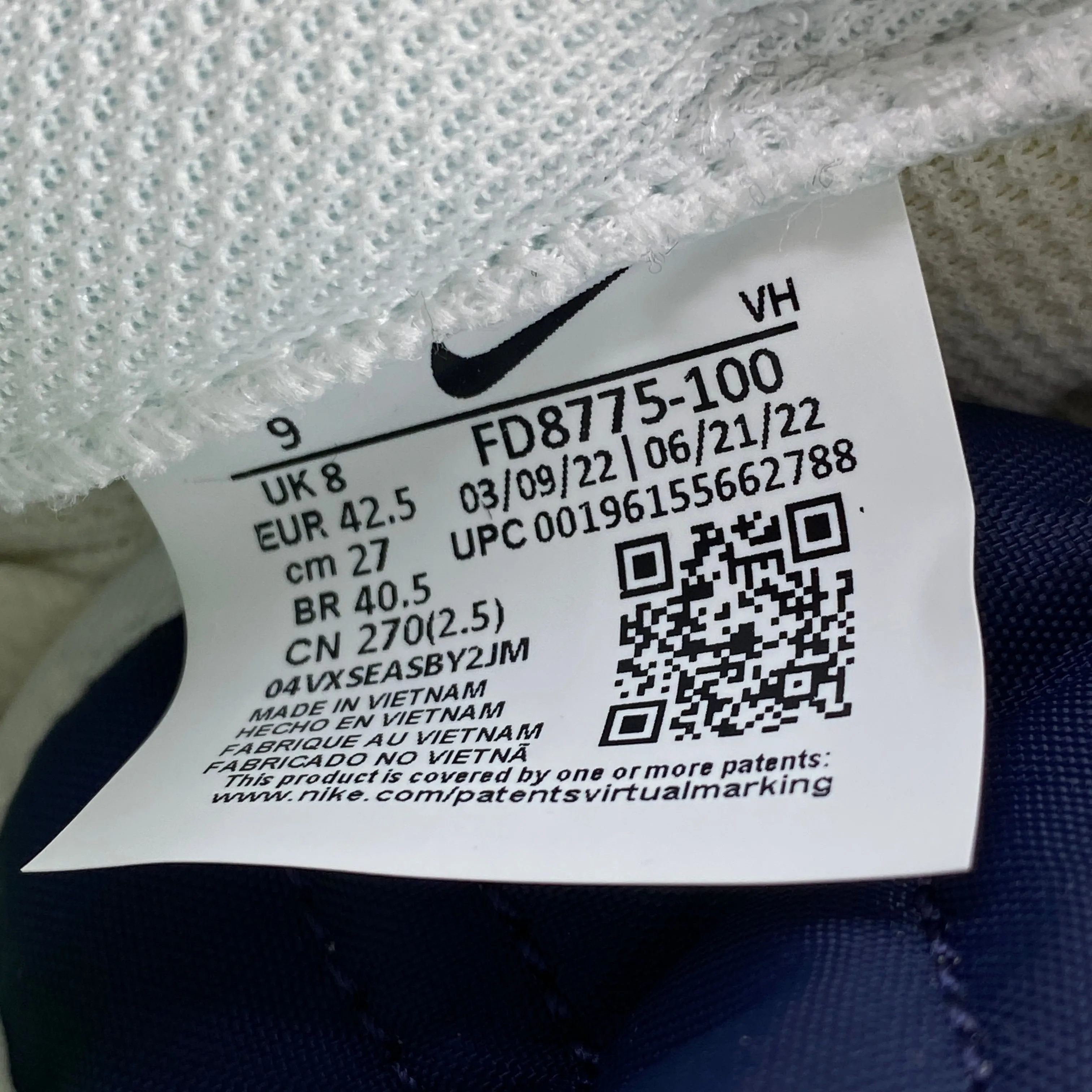 Nike SB Dunk Low OG QS Huf Nyc 2022 New Size 9