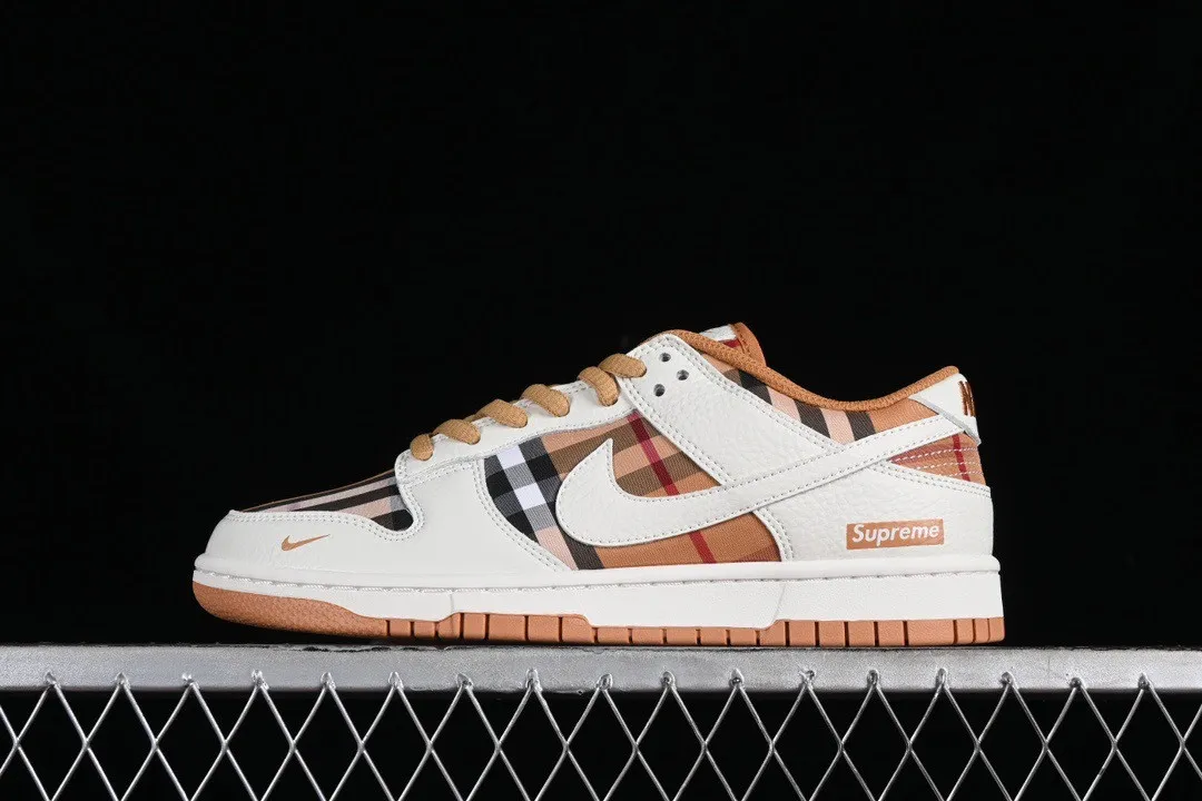 Nike SB Dunk Low Supreme Brown Off White Black Red SU1853-513