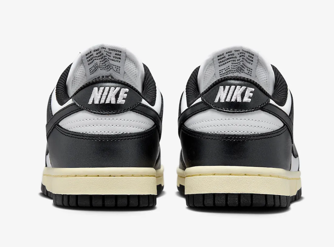 Nike SB Dunk Low Vintage Panda White Black Coconut Milk FQ8899-100
