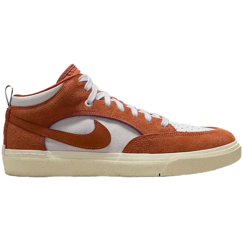 NIKE SB REACT LEO DARK RUSSET/WHITE
