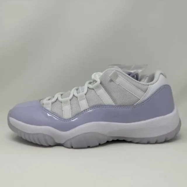 Nike wmns air jordan retro xi 11 low pure violet 2022 women's size 12 ah7860-101