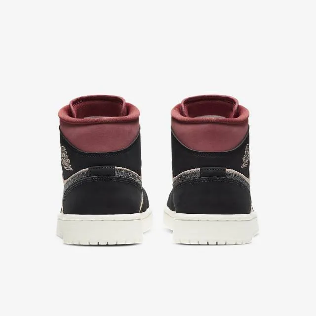 Nike Women's Air Jordan 1 Mid (Canyon Rust/ Particle Bei...