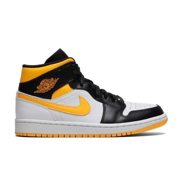 Nike Women's Air Jordan 1 Mid (Laser Orange/ Black/ Whit...