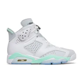 Nike women's air jordan 6 retro (mint foam/ white/ pure platinum/ mint foam) sizes 6-10 dq4914-103
