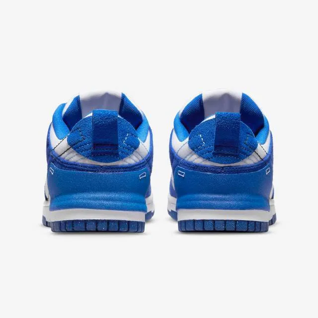Nike women's dunk low disrupt 2 (white university blue/ white/ university blue/ hyper royal) sizes 6