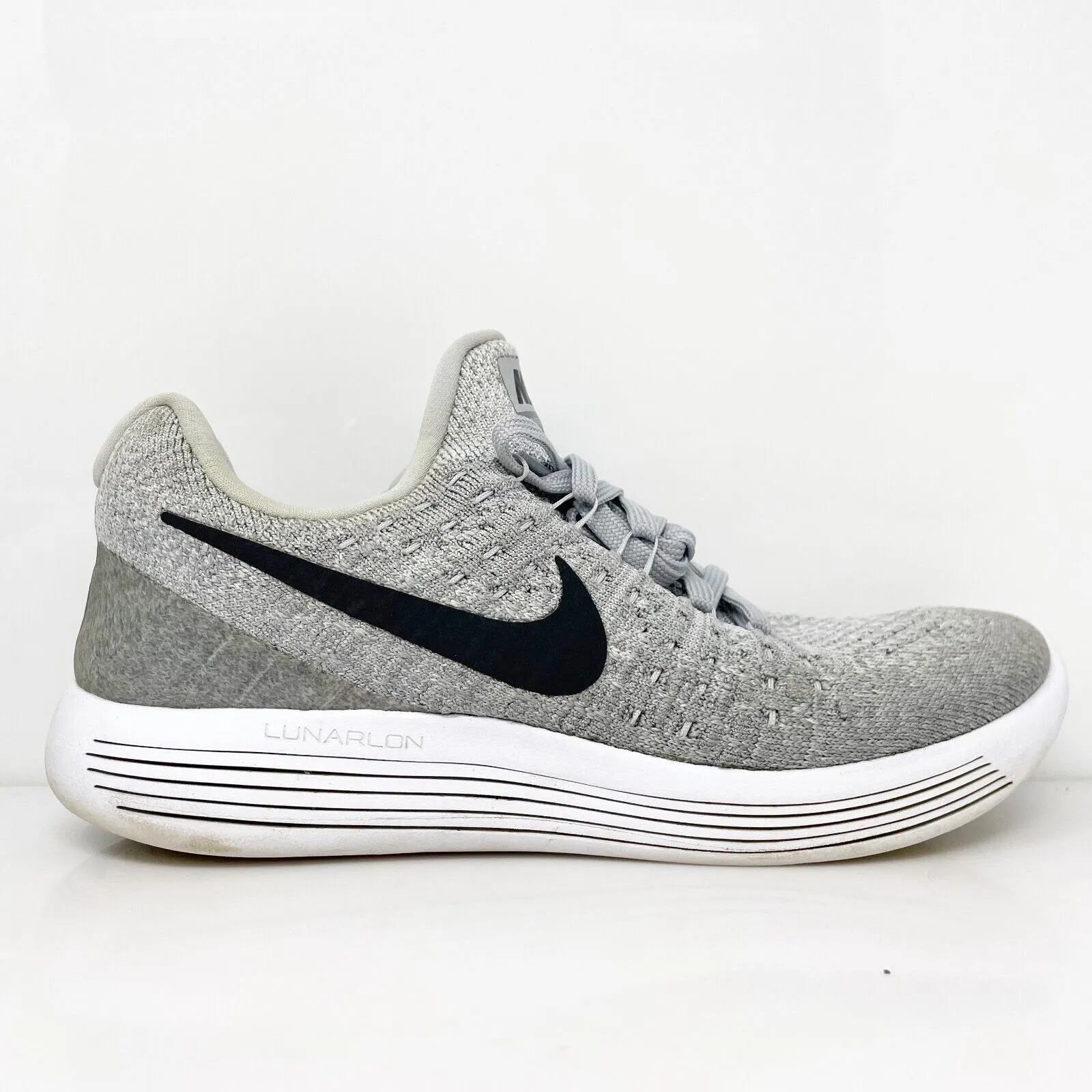 Nike Womens Lunarepic Low Flyknit 2 863780-002 Gray Running Shoes Sneakers Sz 7