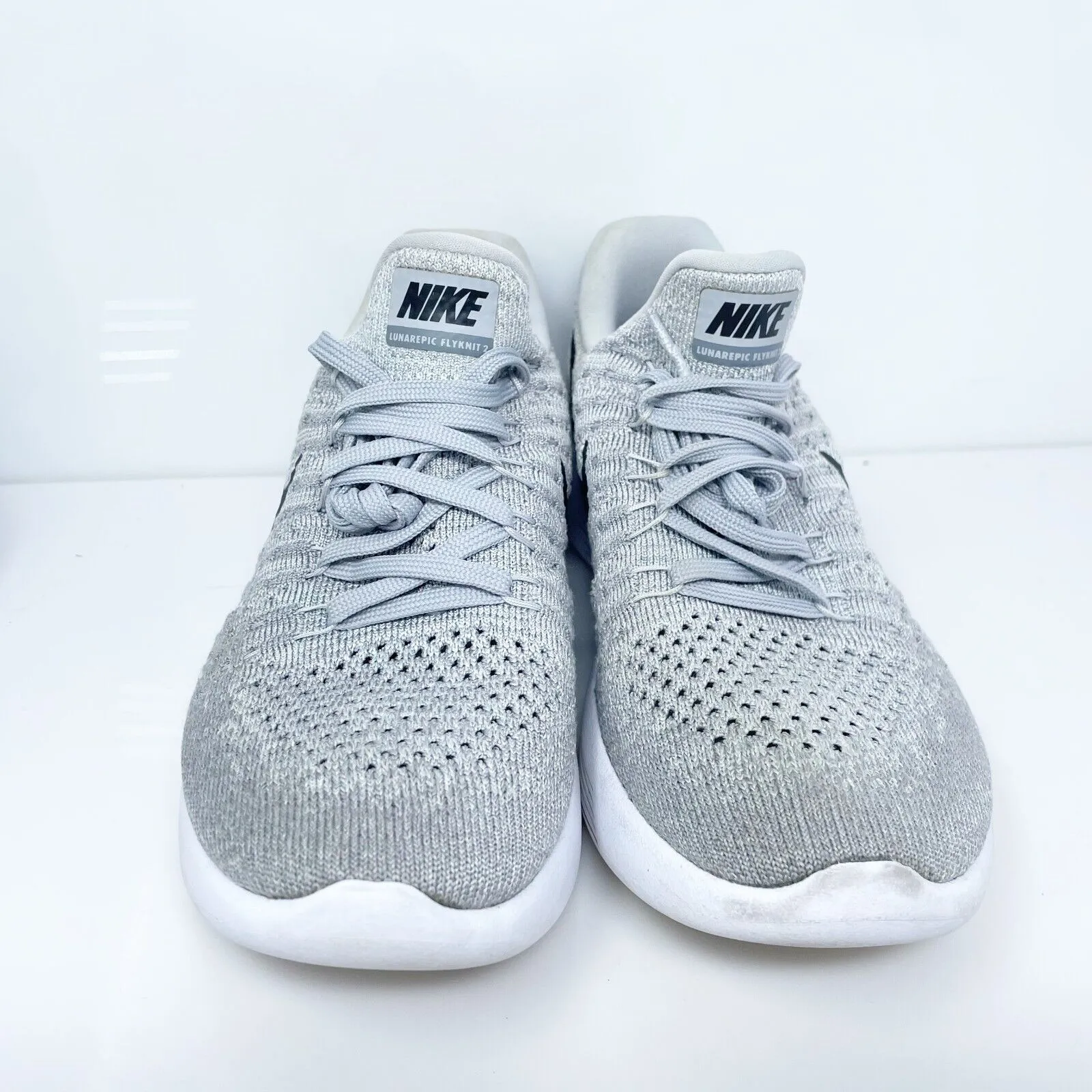 Nike Womens Lunarepic Low Flyknit 2 863780-002 Gray Running Shoes Sneakers Sz 7