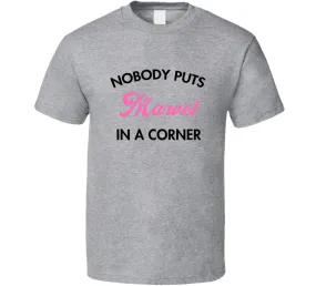 Nobody Puts Marvel In A Corner First Name Gift Idea T Shirt