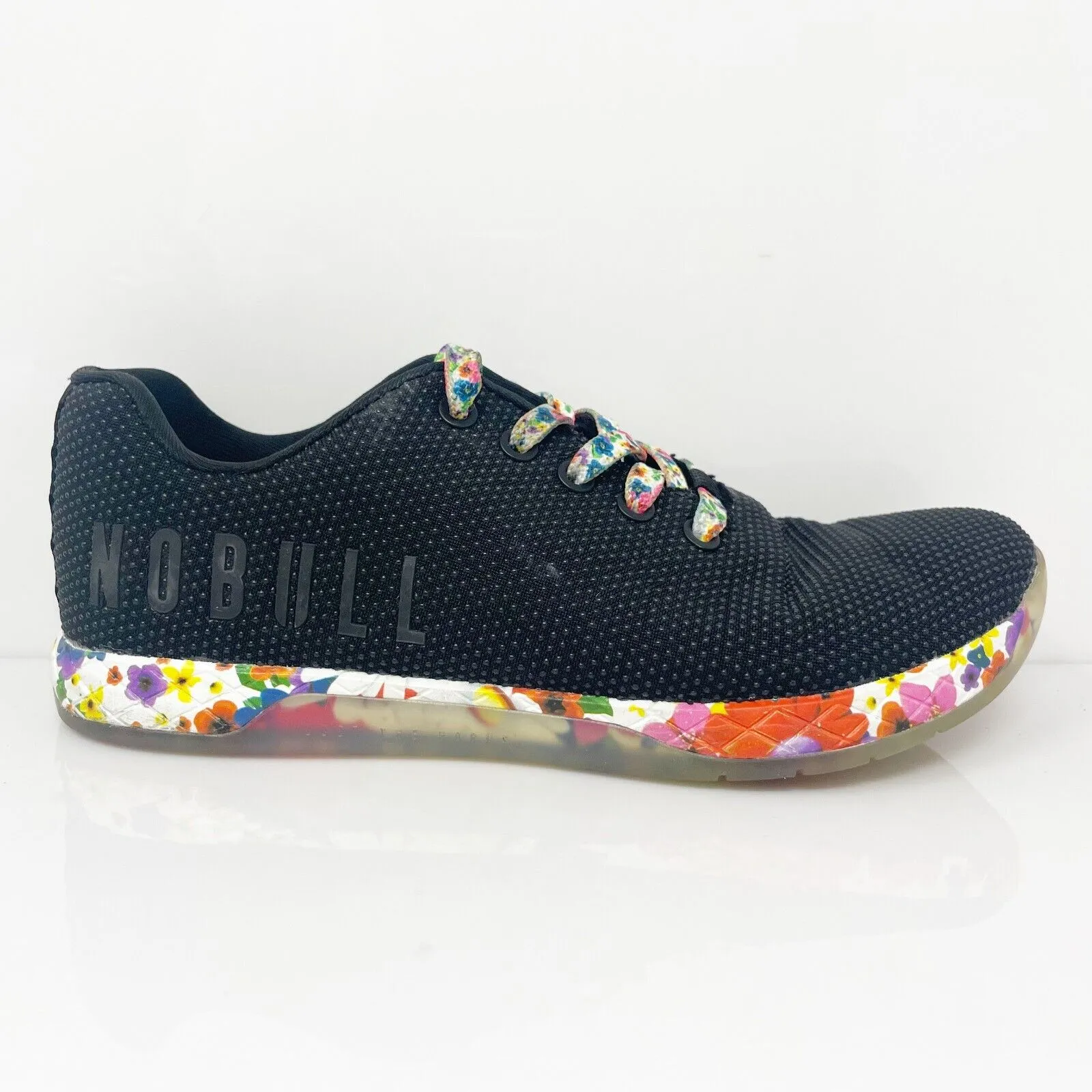 Nobull Unisex Trainer Black Running Shoes Sneakers Size M 6.5 W 8