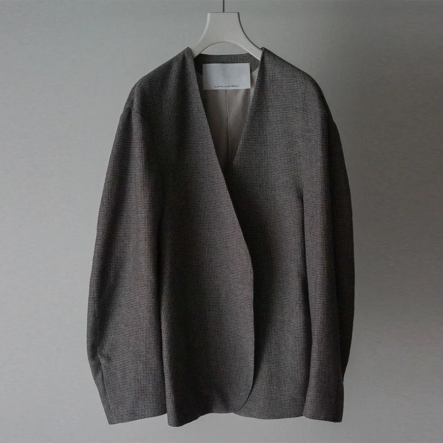 【nonnotte/ノノット】Draping No Collar N Jacket N-24A-023