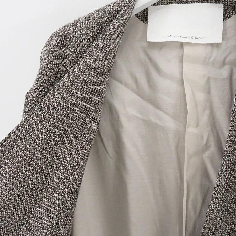 【nonnotte/ノノット】Draping No Collar N Jacket N-24A-023