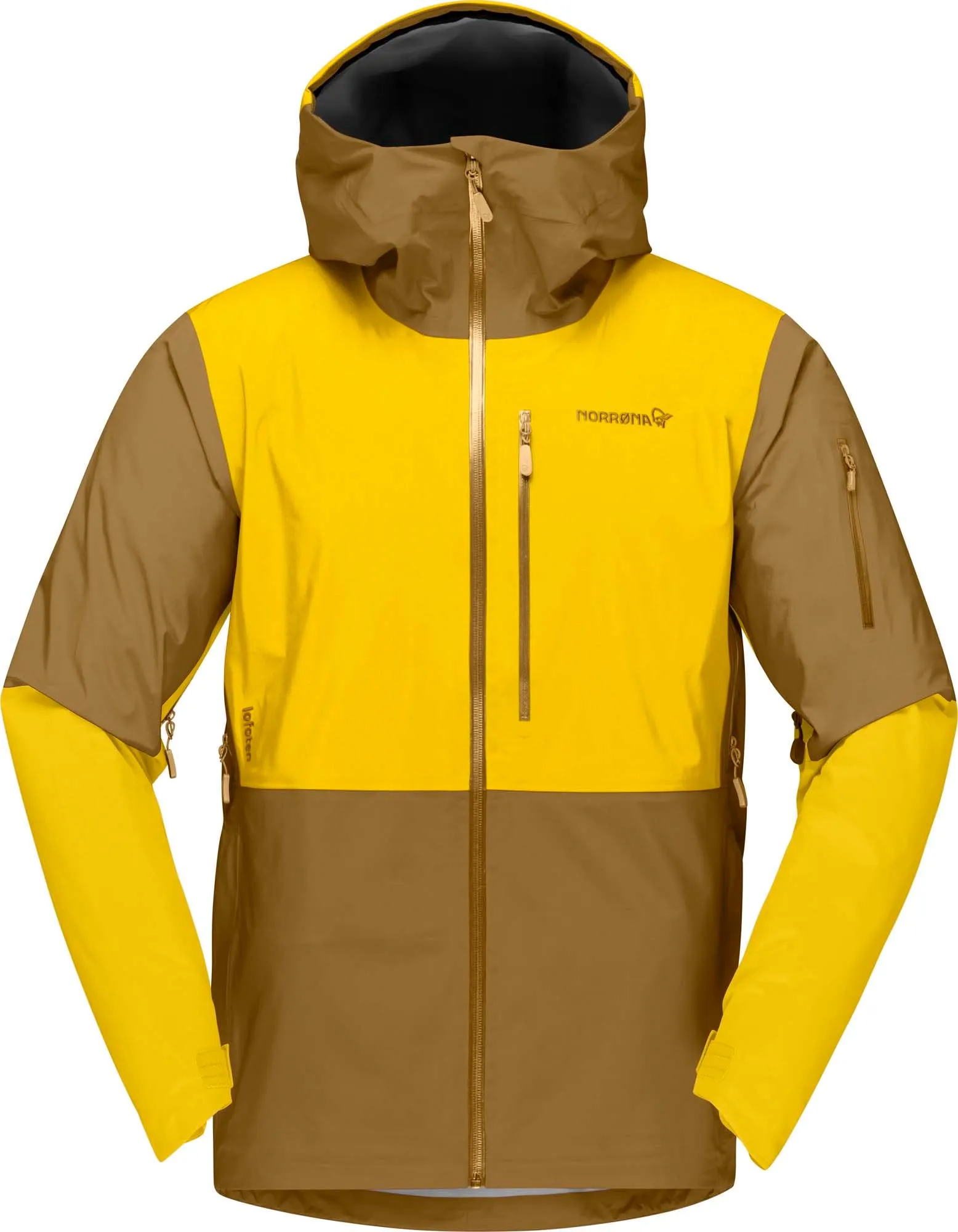 Norrøna Men's Lofoten GORE-TEX Jacket Sulphur/Camelflage | Buy Norrøna Men's Lofoten GORE-TEX Jacket Sulphur/Camelflag