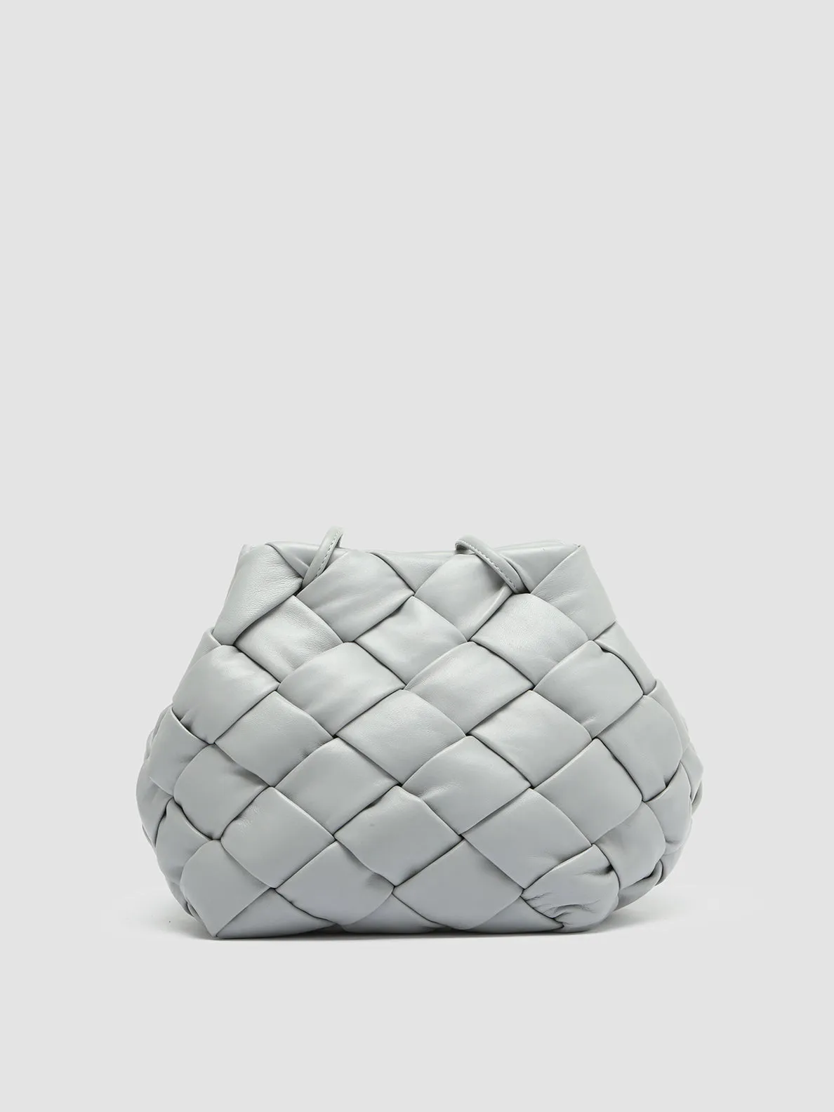 OC CLASS 059 Massive - Grey Leather Shoulder Bag