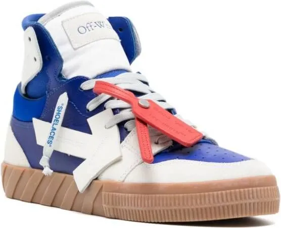 Off-White Floating Arrow high-top sneakers Blue