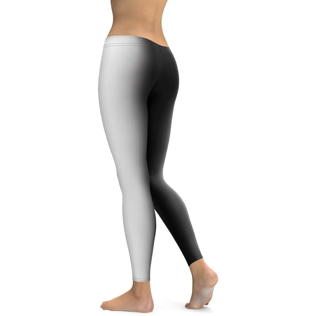 Ombre Optical Illusion Slimming Leggings