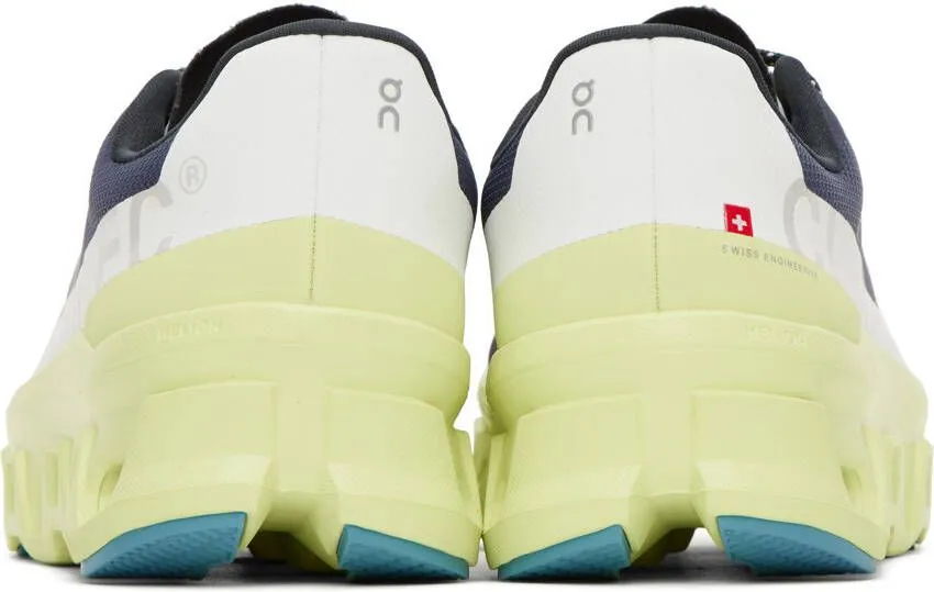 On Gray & Yellow Cloudm ster Sneakers