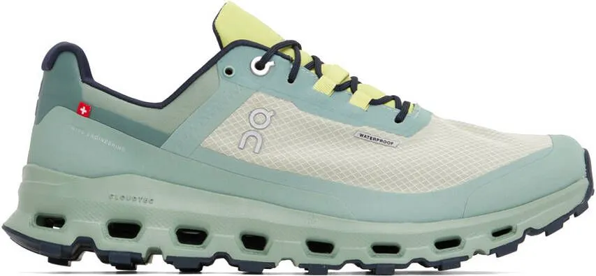 On Green Waterproof Cloudvista Sneakers
