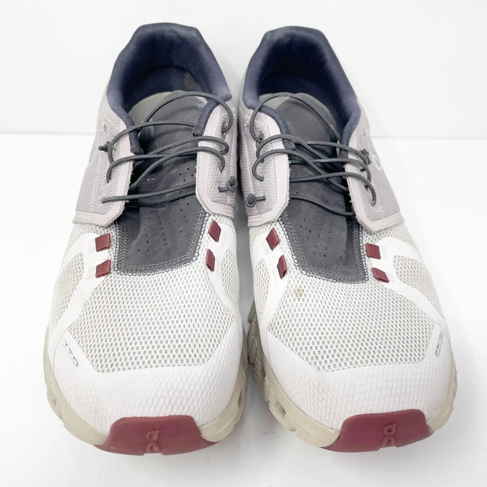 On Womens Cloud 5 White Running Shoes Sneakers Size 11