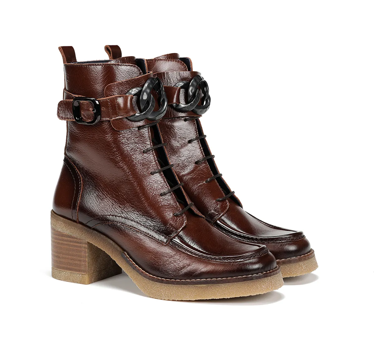 OPRAH D9188 Brown Ankle Boot