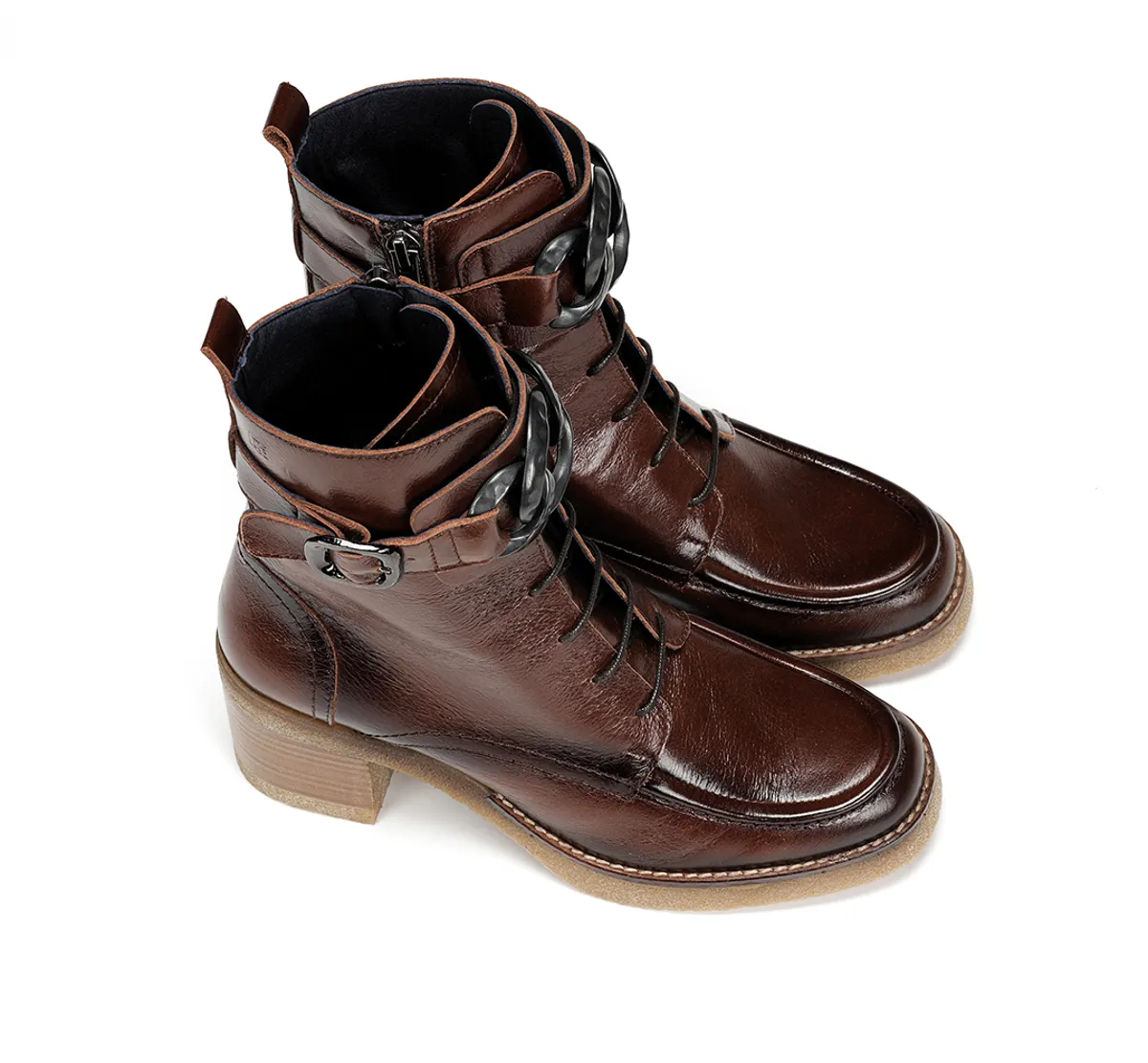 OPRAH D9188 Brown Ankle Boot