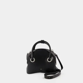 Osoi  Circle Mini Hobo Bag - Osoi - Faded Black - Leather