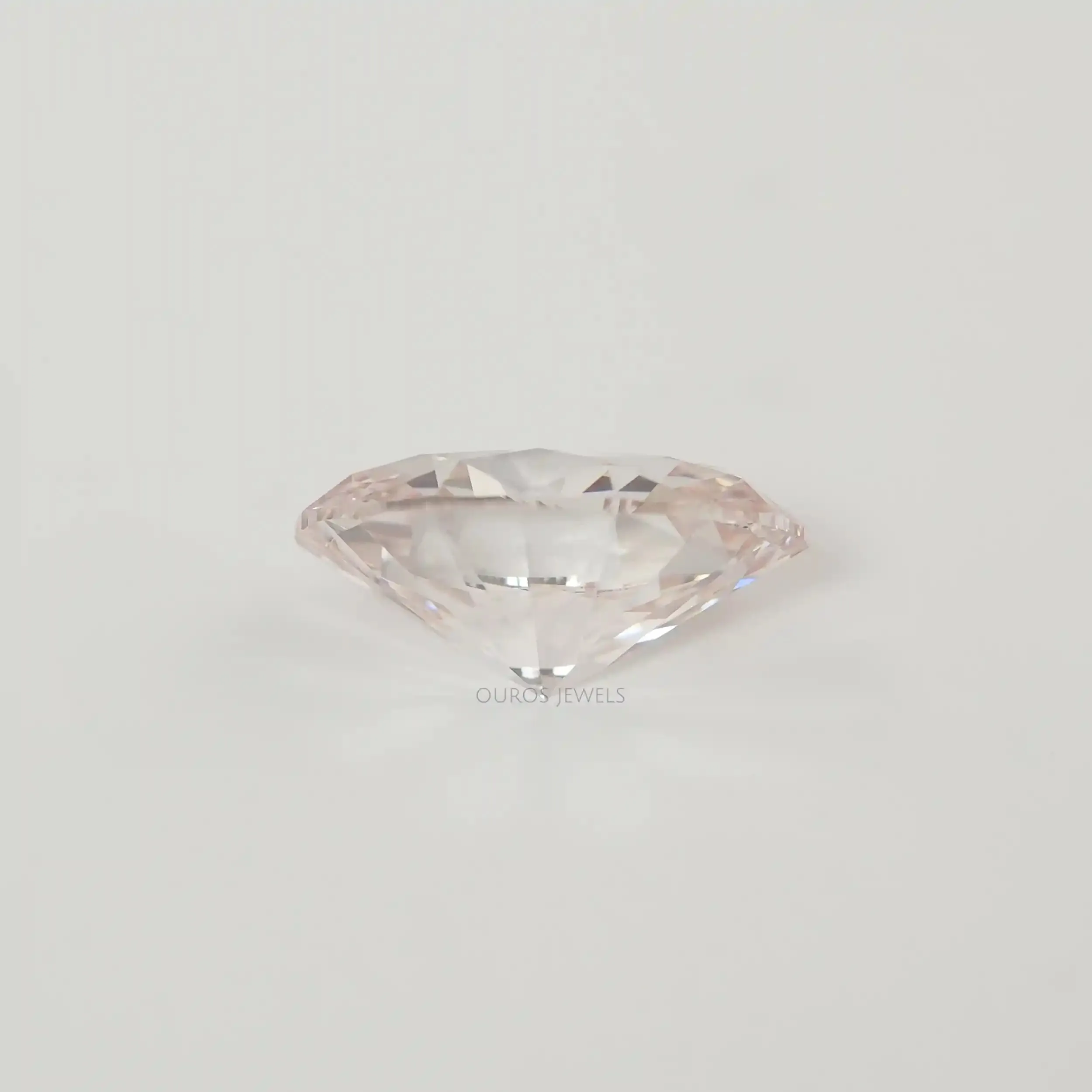 Oval Shape Fancy Intense Pink Lab Grown Diamond