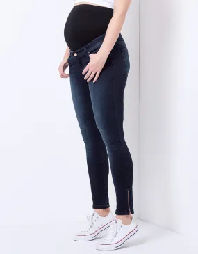 Over Bump Indigo Skinny Maternity Jeans