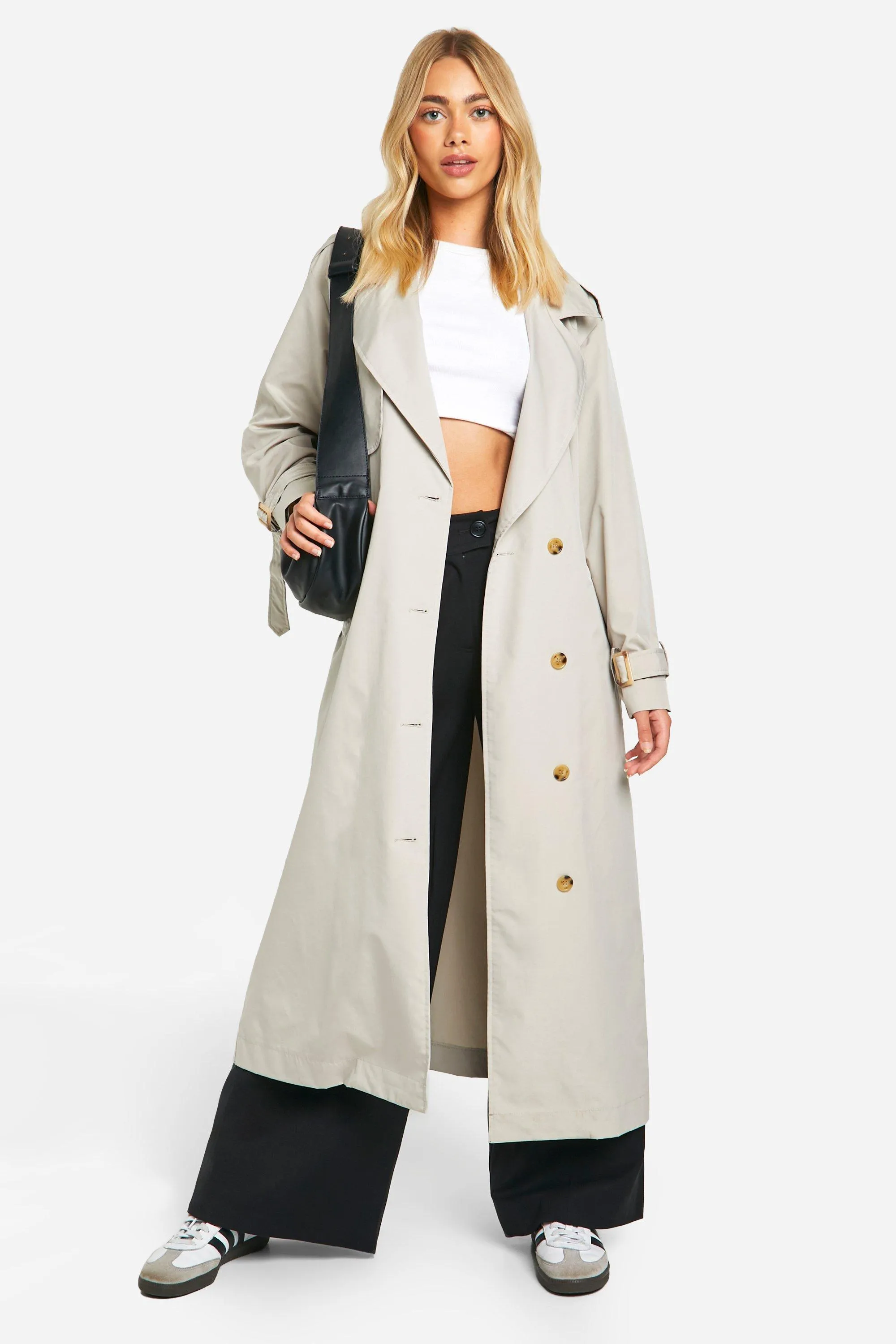 Oversized Midi Trench Coat