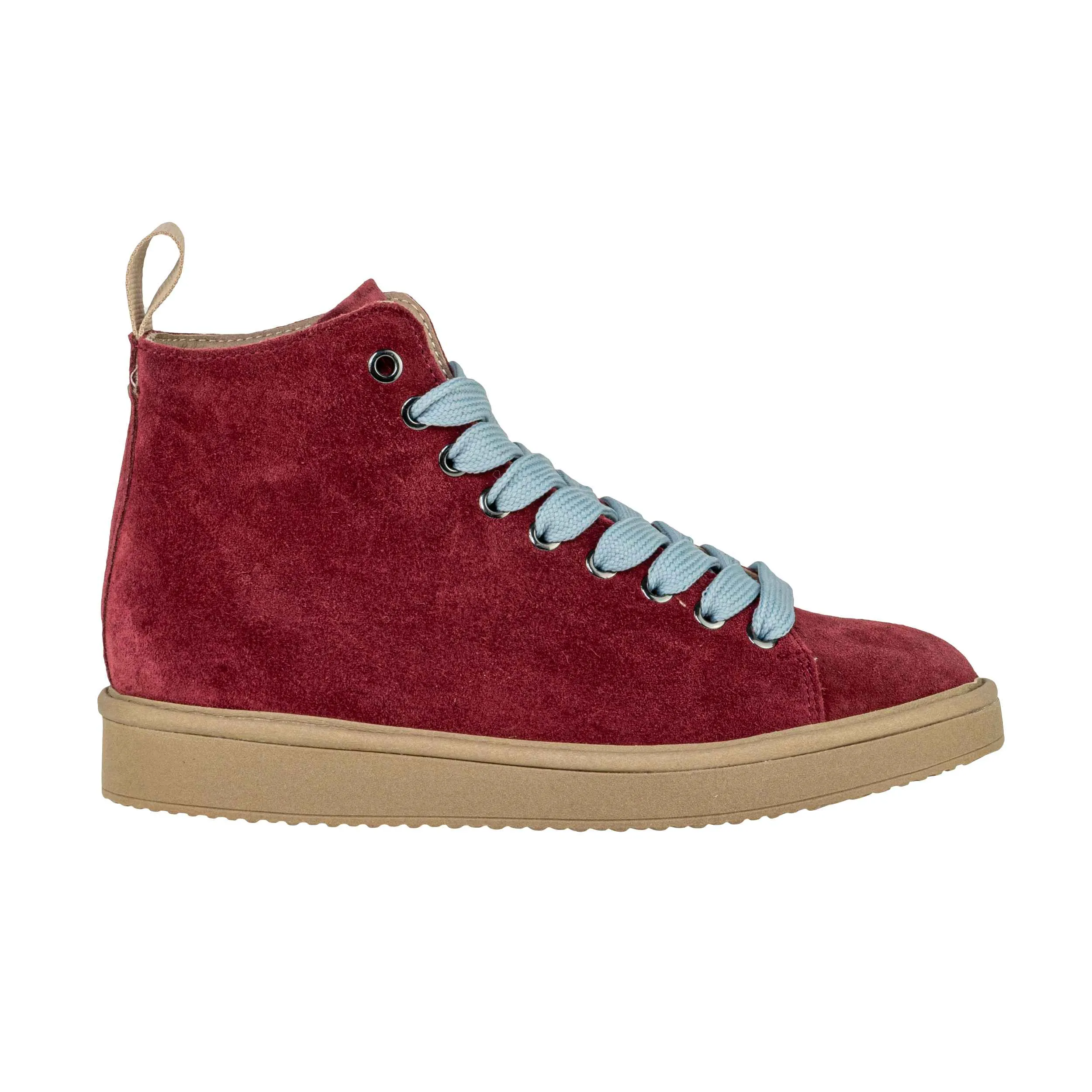 PANCHIC P01 ANKLE BOOT BURGUNDY-AZURE