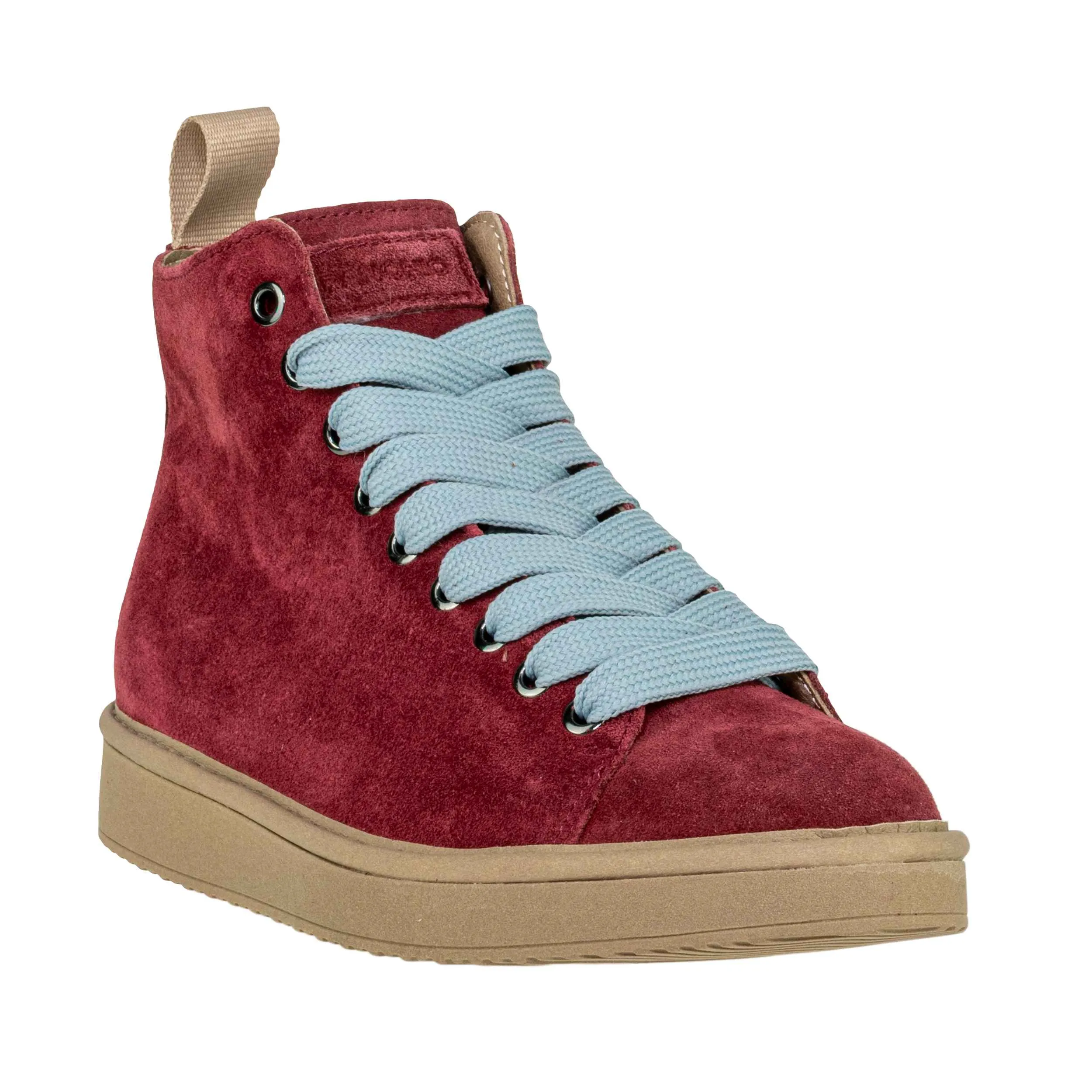 PANCHIC P01 ANKLE BOOT BURGUNDY-AZURE