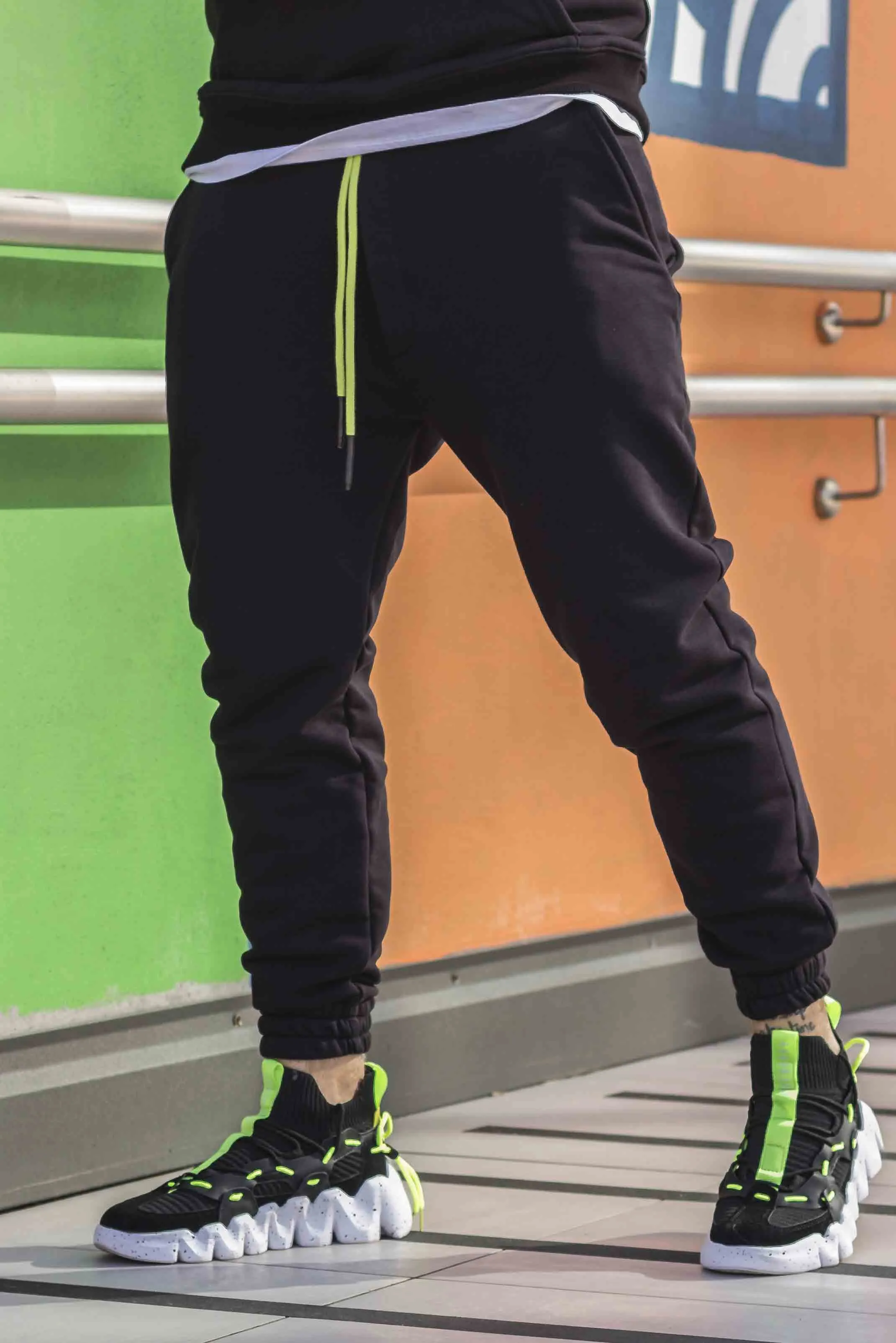 Pantaloni Montana OV Neon Black