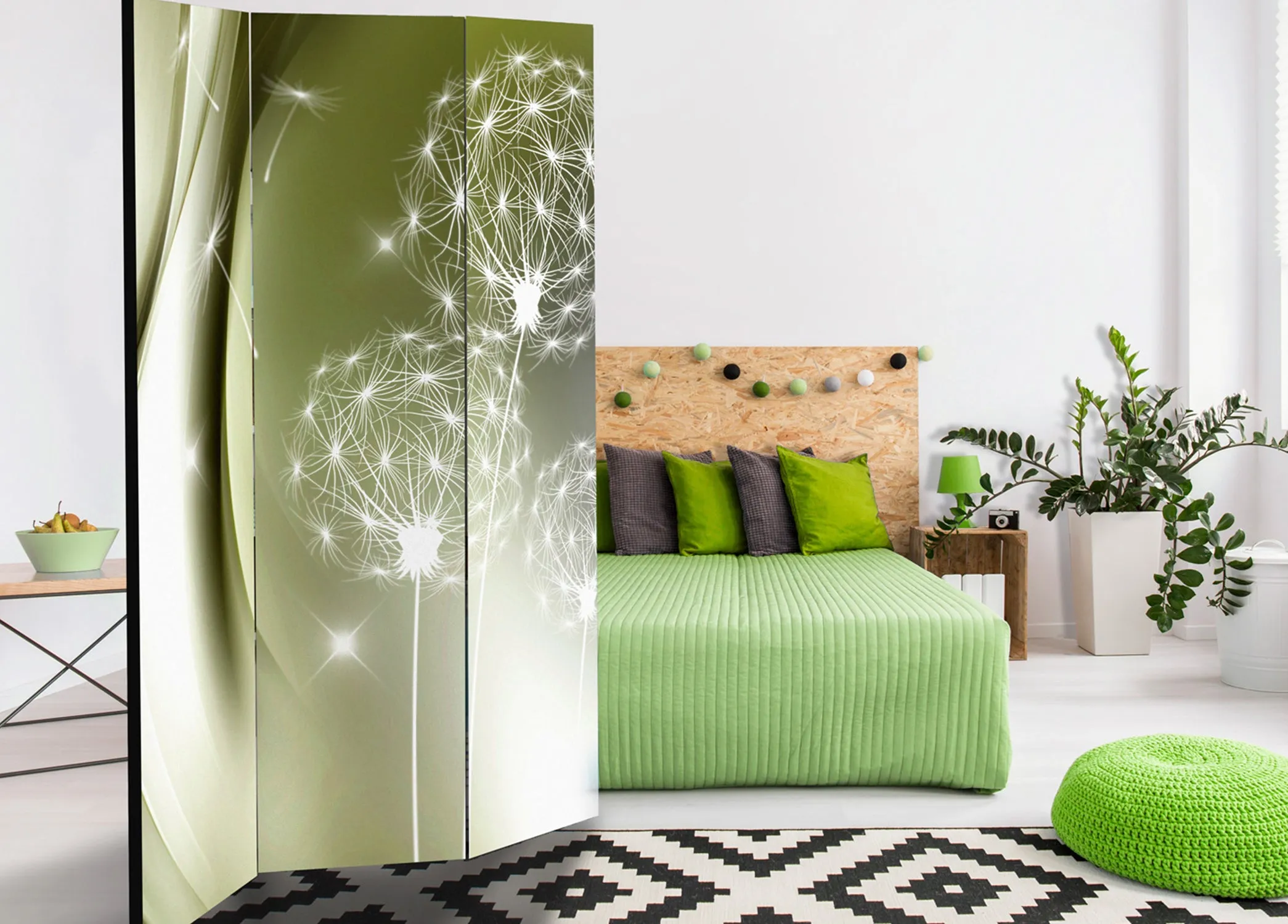 Paravento Green Gentleness [Room Dividers]