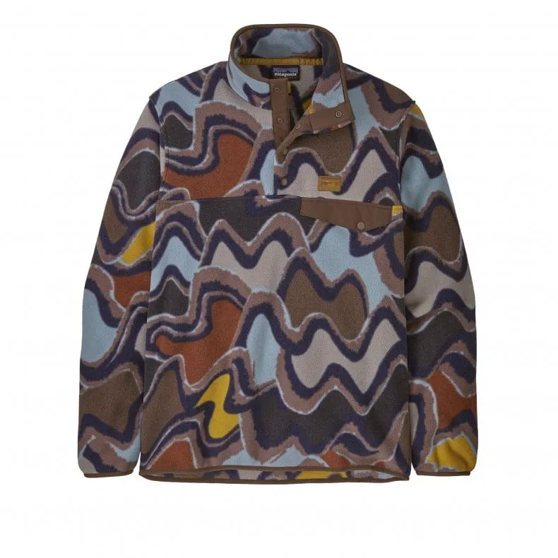Patagonia Lightweight Synchilla Snap-T Pullover Fleece (Currents: Dulse Mauve)