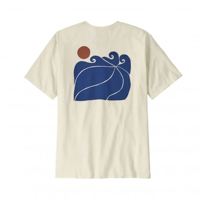 Patagonia Sunrise Rollers Responsibili-Tee T-Shirt (Birch White)