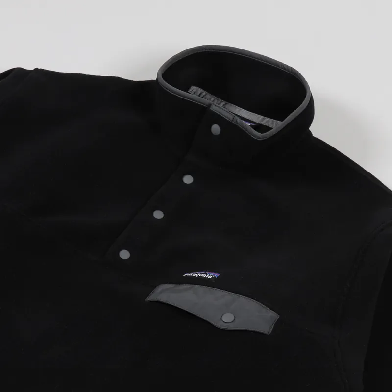 Patagonia Synchilla Snap-T Fleece Pullover Black Forge Grey