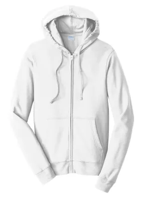 PC850ZH Port & Company® Fan Favorite Fleece Full-Zip Hooded Sweatshirt.