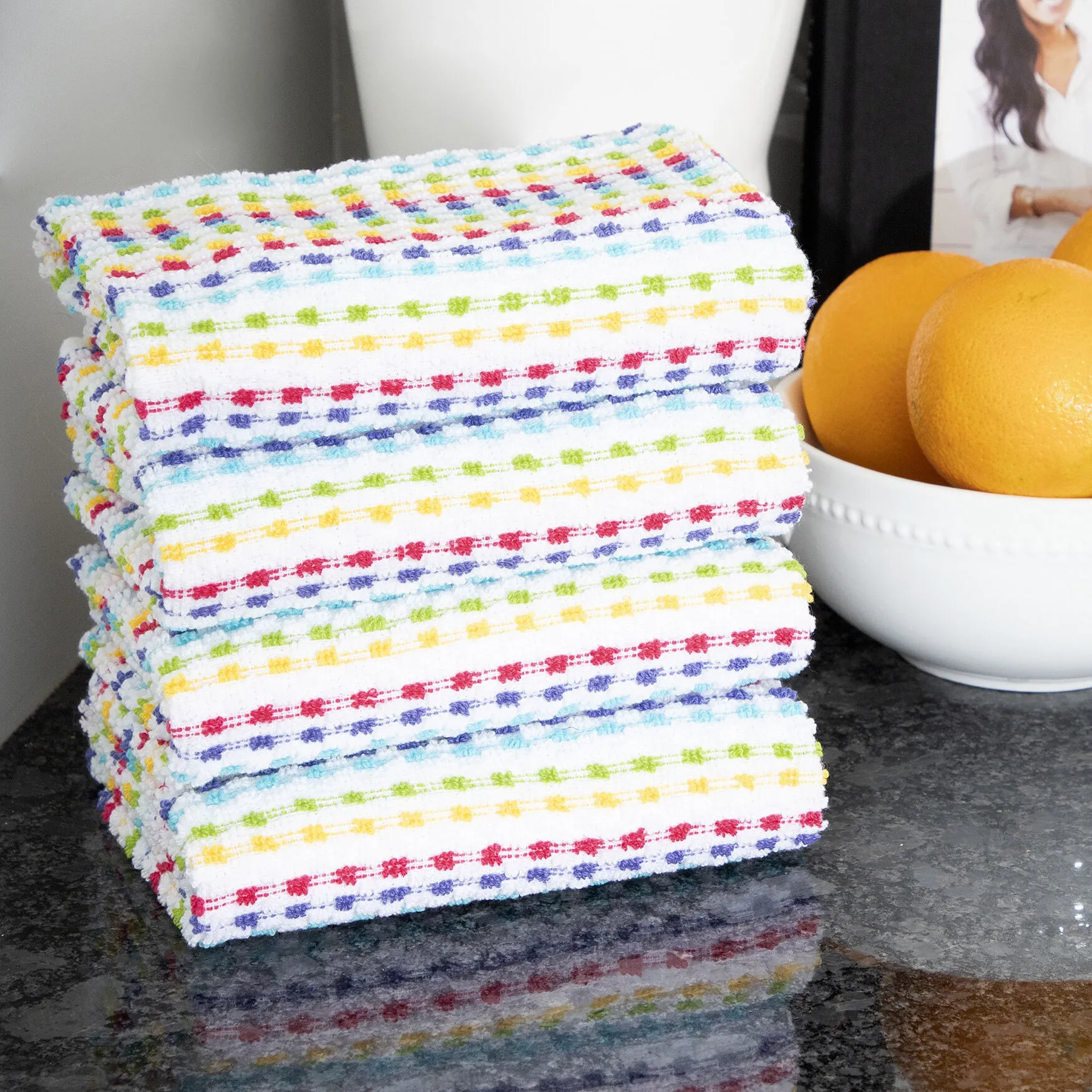 Pebble Bar Mop Towels, Set Of 4 Kitchen Towel